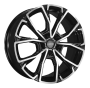 Легковой диск Khomen Wheels KHW1907 7,5x19 5x108 ET47 60,1 Black-FP